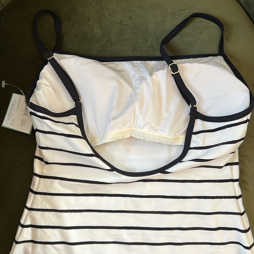 Kate Spade Striped “Bathing Beauty” Piece - Picture 2 of 5